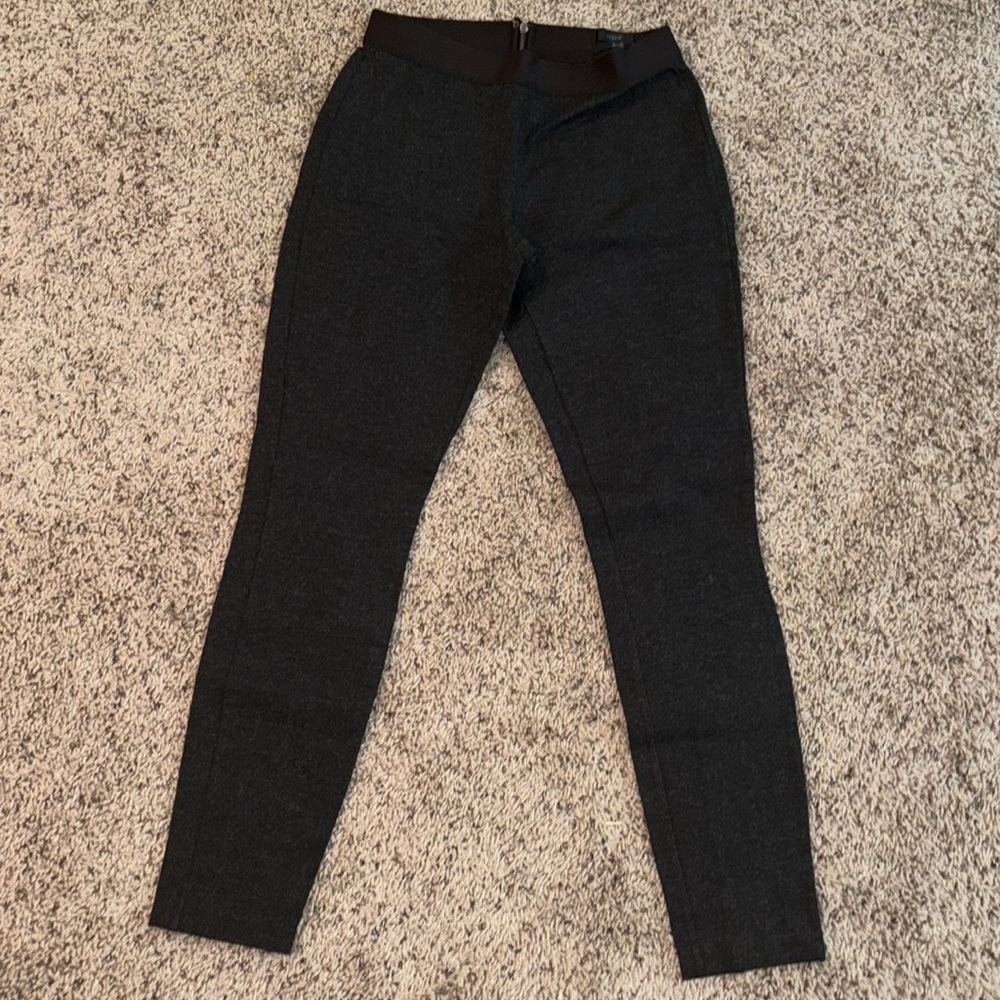 J. Crew Pixie Black Skinny Hybrid Leggings Pants 4R - Picture 5 of 8